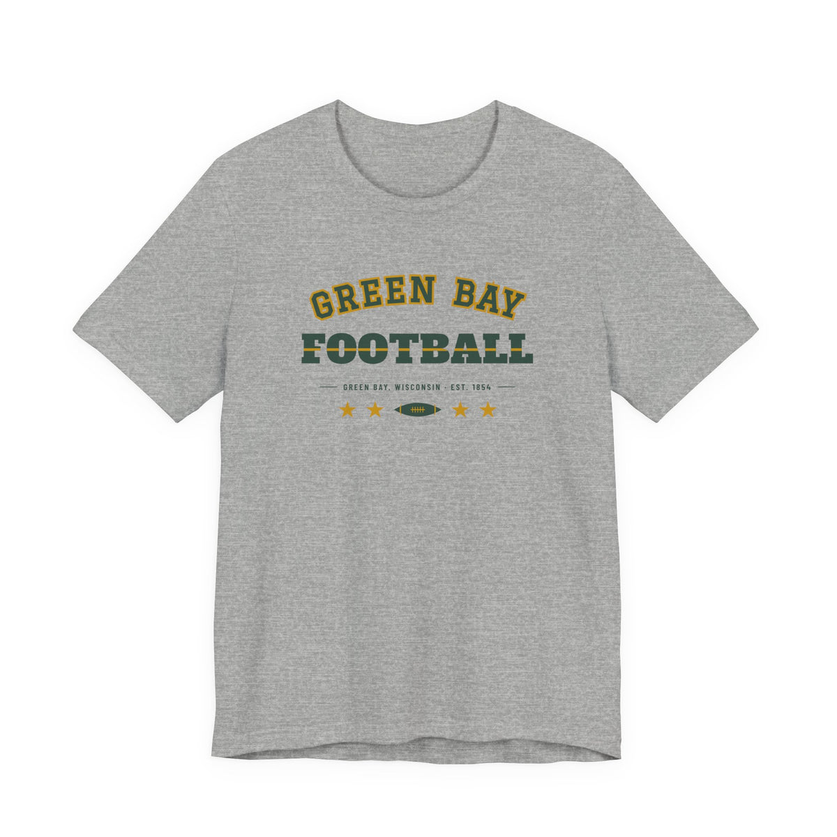 Retro Varsity Tee — Green Bay Football Edition