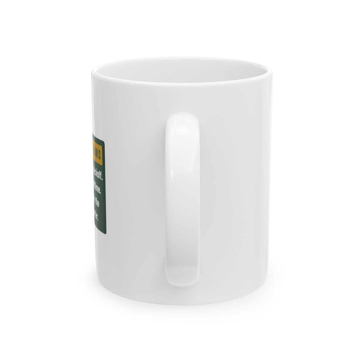 Emotional Support Mug — Green Bay Football Edition