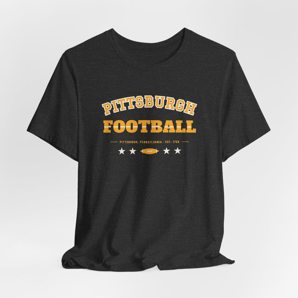 Retro Varsity Tee — Pittsburgh Football Edition