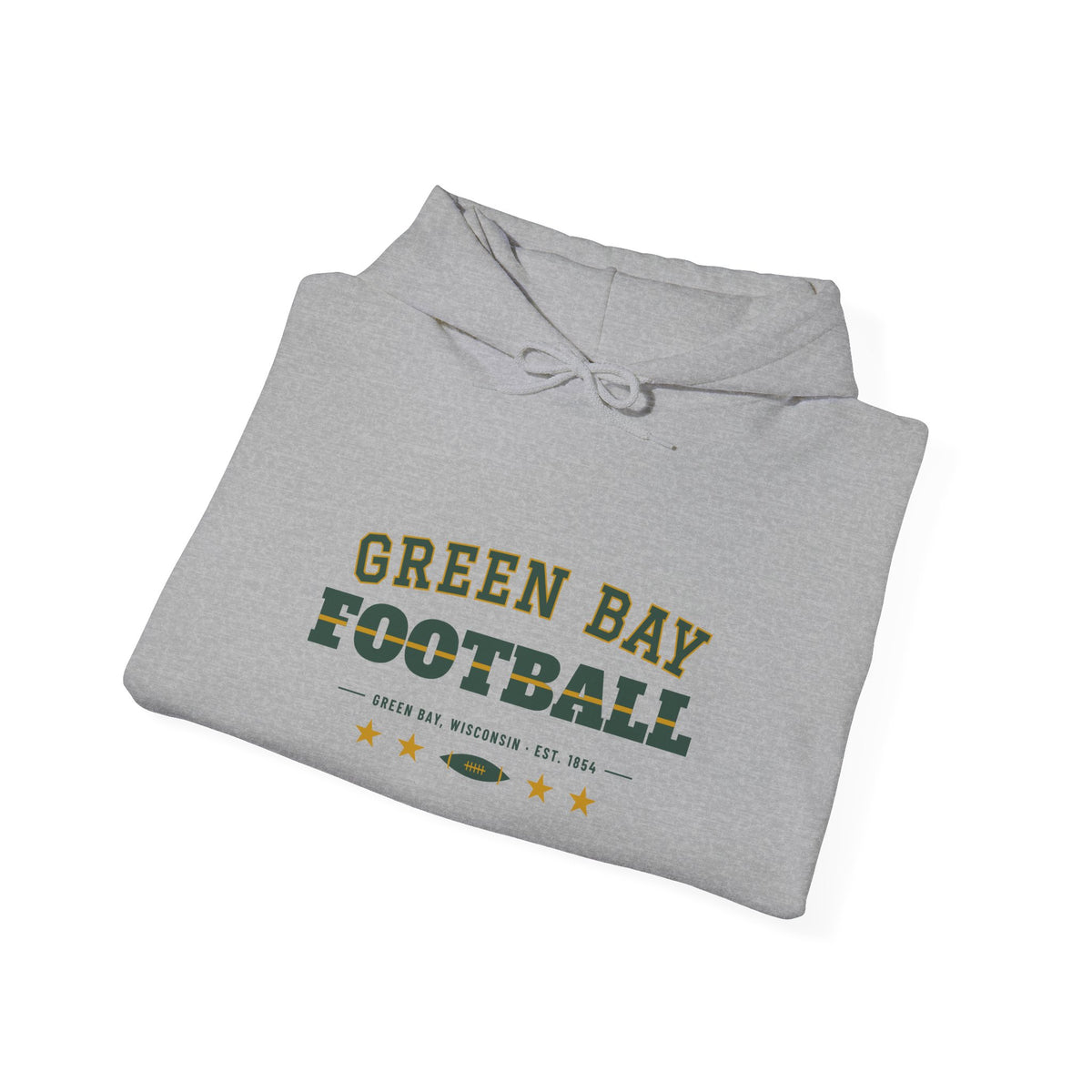 Retro Varsity Hoodie — Green Bay Football Edition