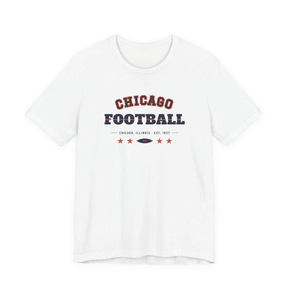 Retro Varsity Tee — Chicago Football Edition