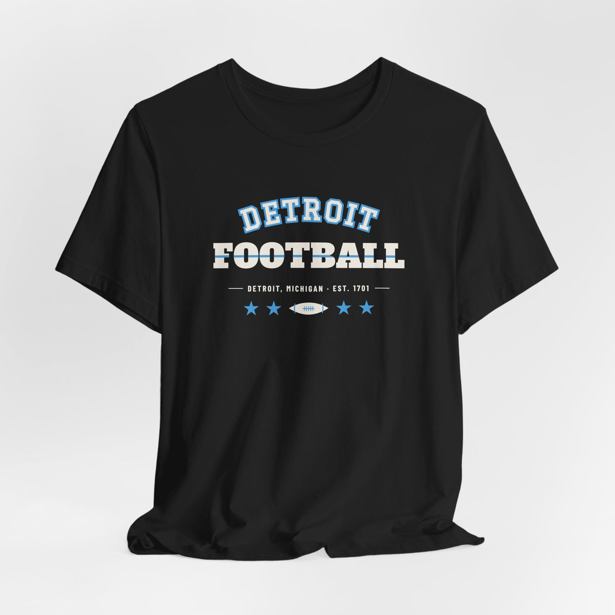 Retro Varsity Tee — Detroit Football Edition