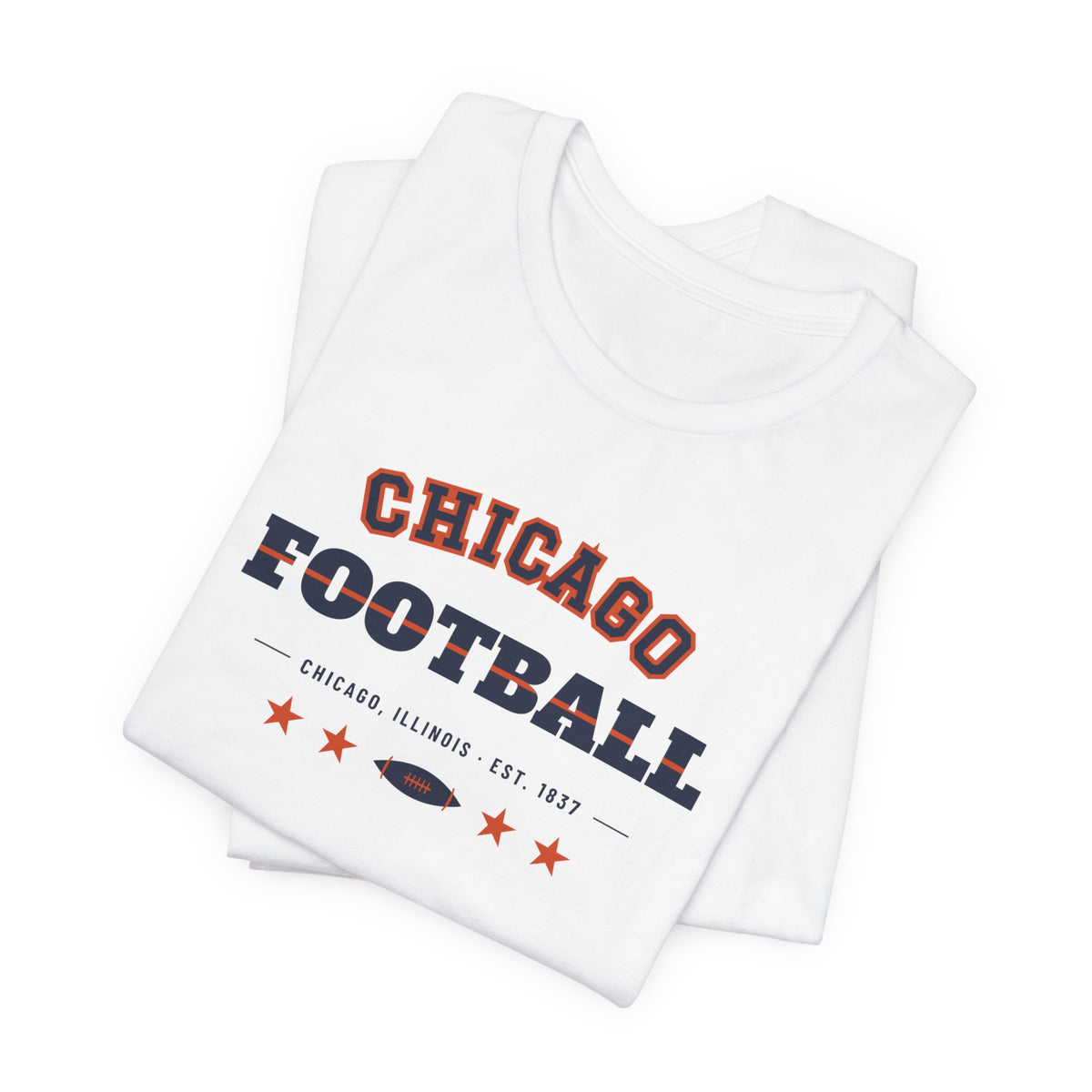 Retro Varsity Tee — Chicago Football Edition
