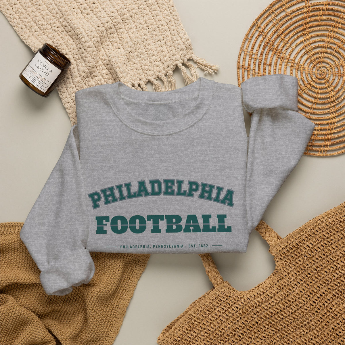 Retro Varsity Sweatshirt — Philadelphia Football Edition