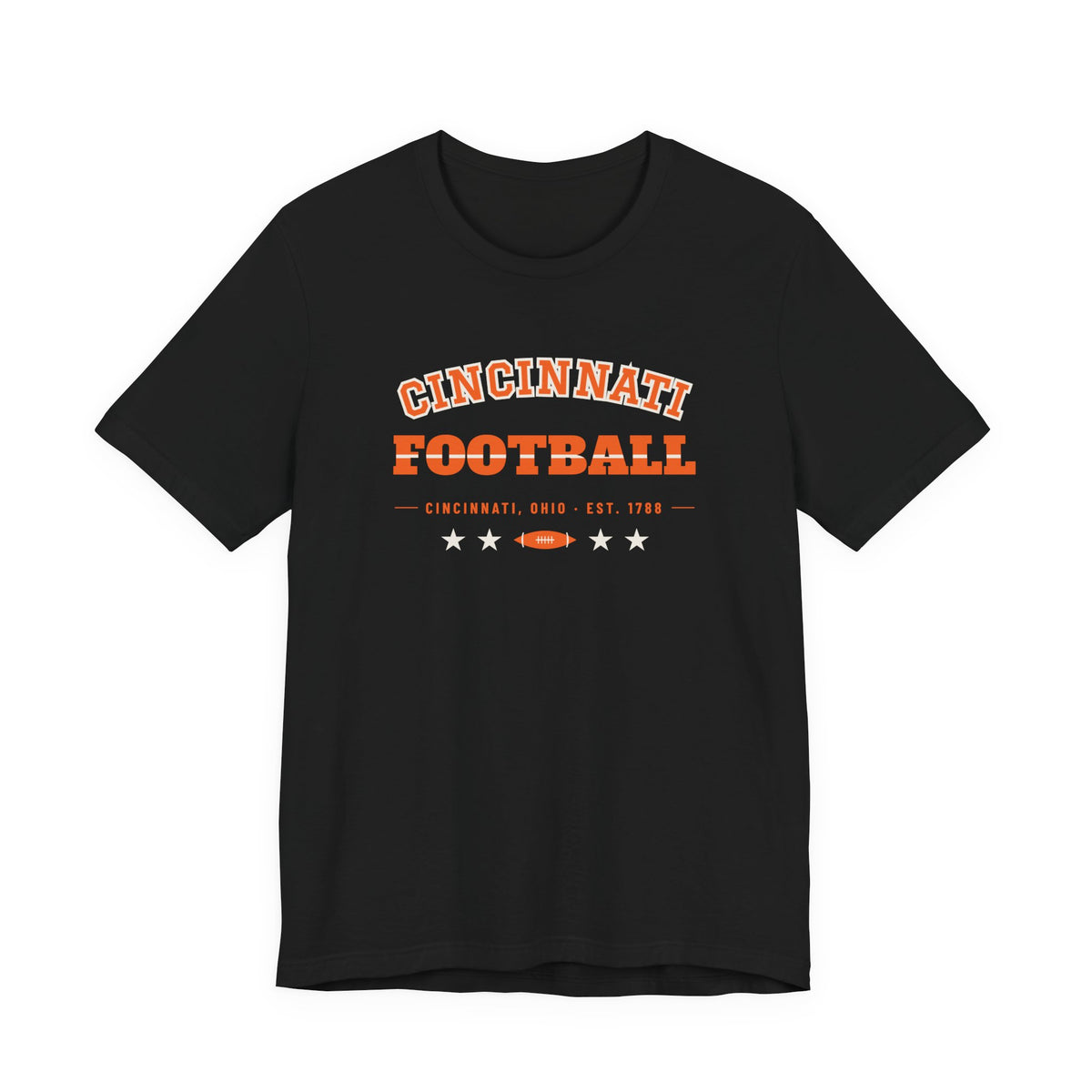 Retro Varsity Tee — Cincinnati Football Edition