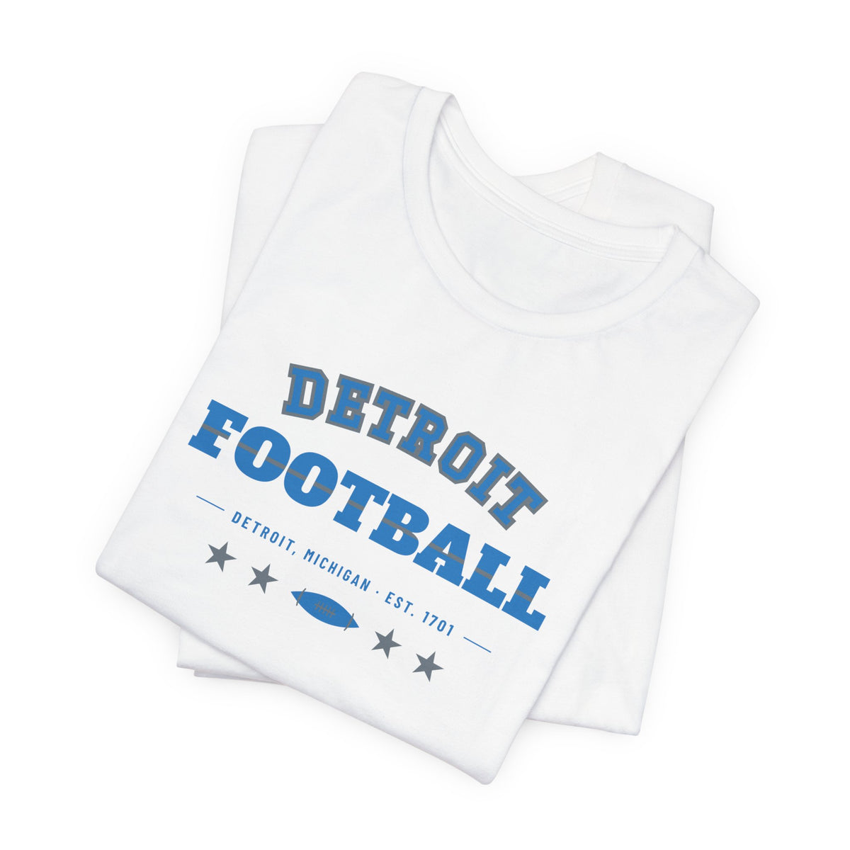 Retro Varsity Tee — Detroit Football Edition