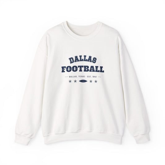 Retro Varsity Sweatshirt — Dallas Football Edition