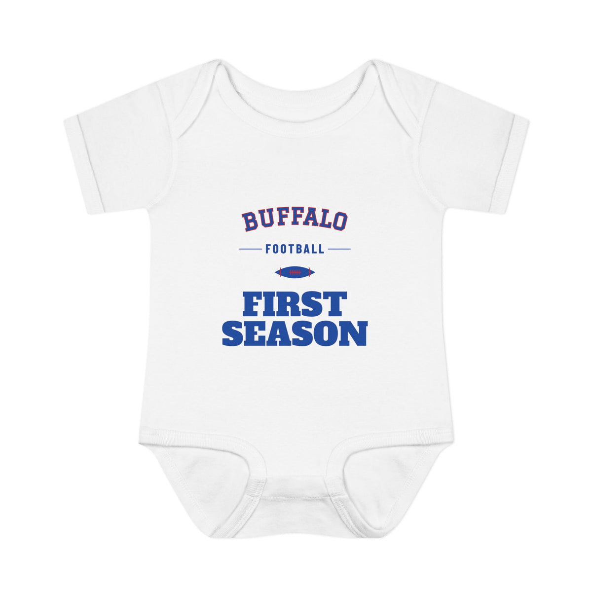 First Season Baby Bodysuit — Buffalo Football Edition