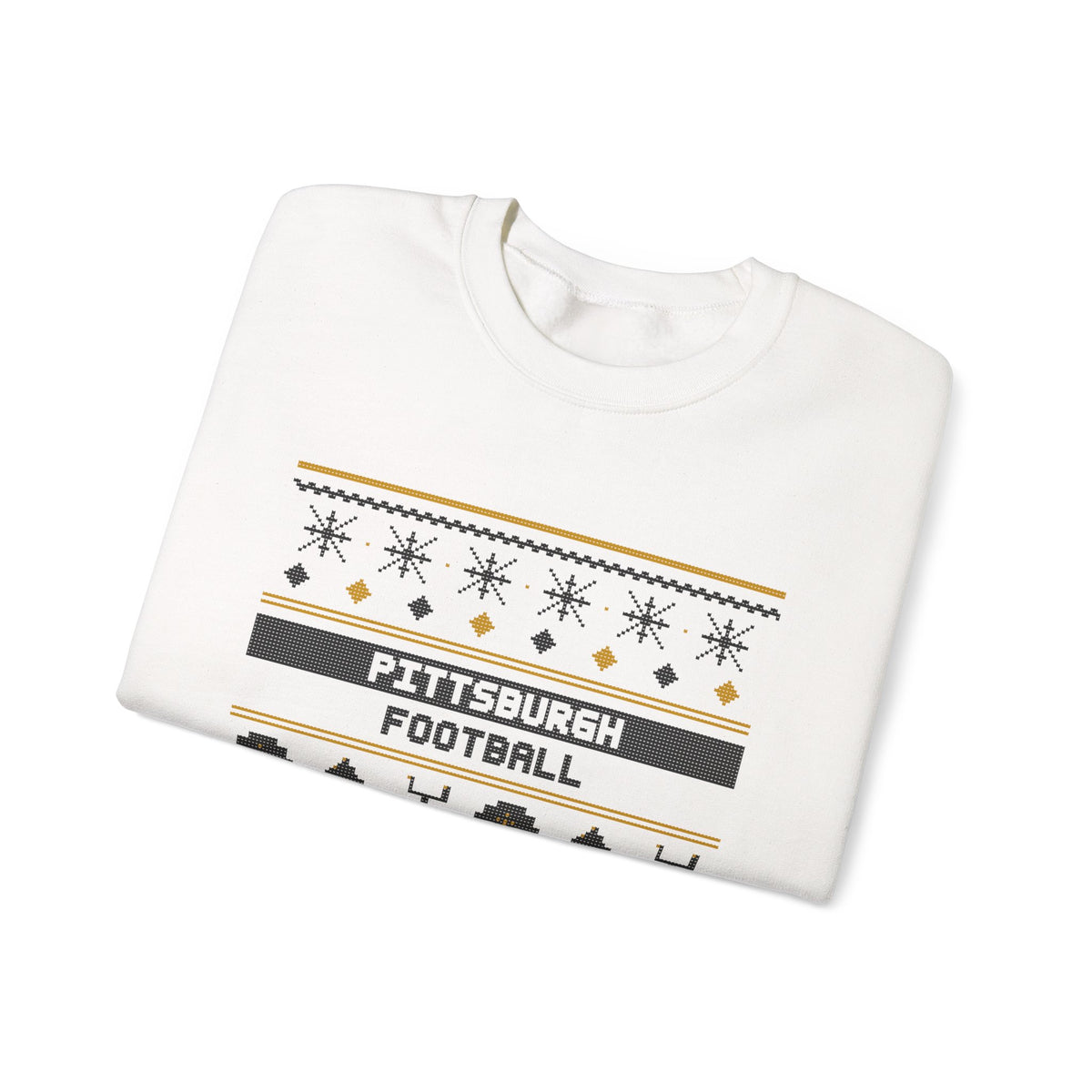 Ugly Sweater Sweatshirt — Pittsburgh Football Edition