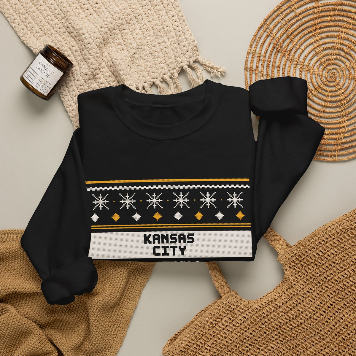 Ugly Sweater Sweatshirt — Kansas City Football Edition