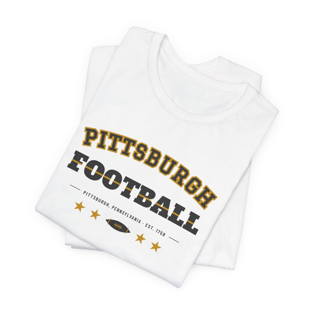 Retro Varsity Tee — Pittsburgh Football Edition