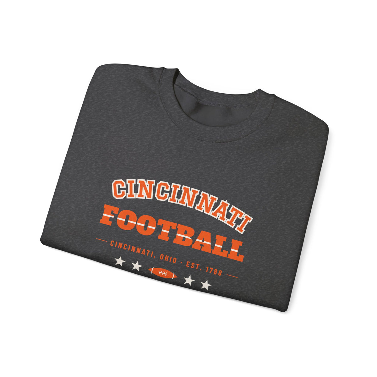 Retro Varsity Sweatshirt — Cincinnati Football Edition