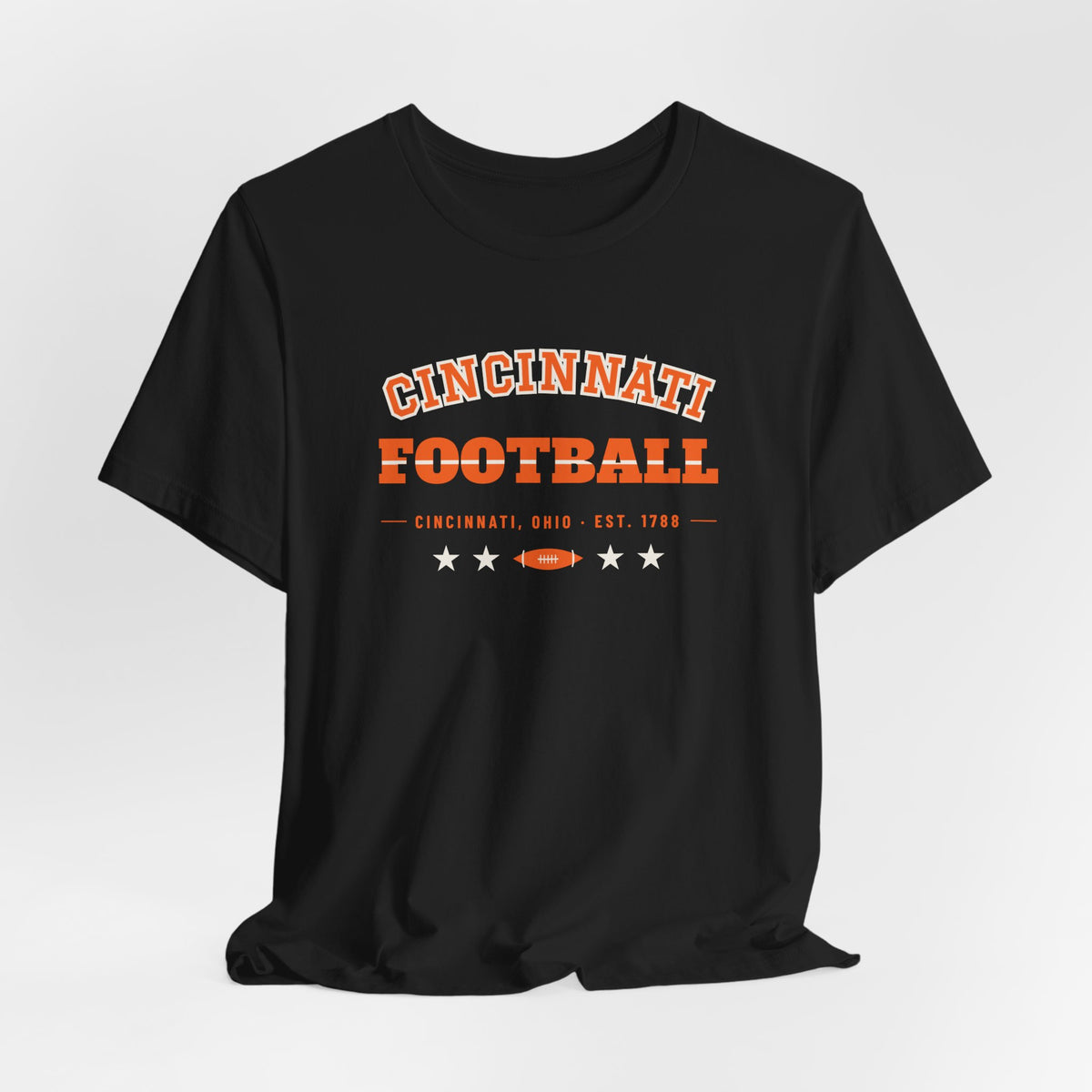 Retro Varsity Tee — Cincinnati Football Edition