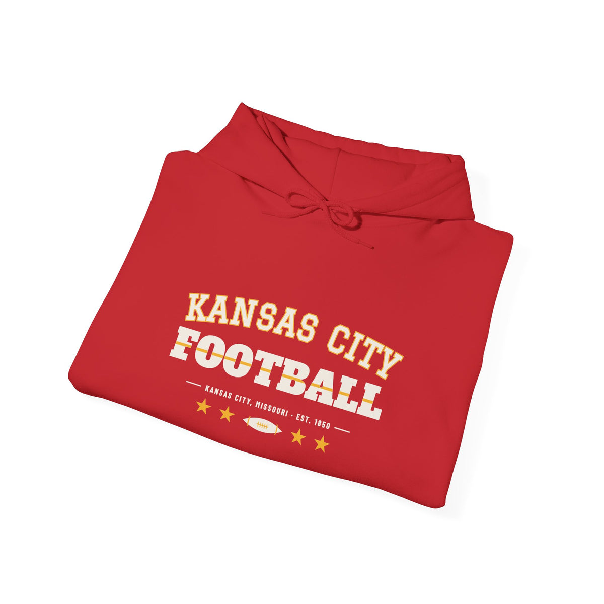 Retro Varsity Hoodie — Kansas City Football Edition