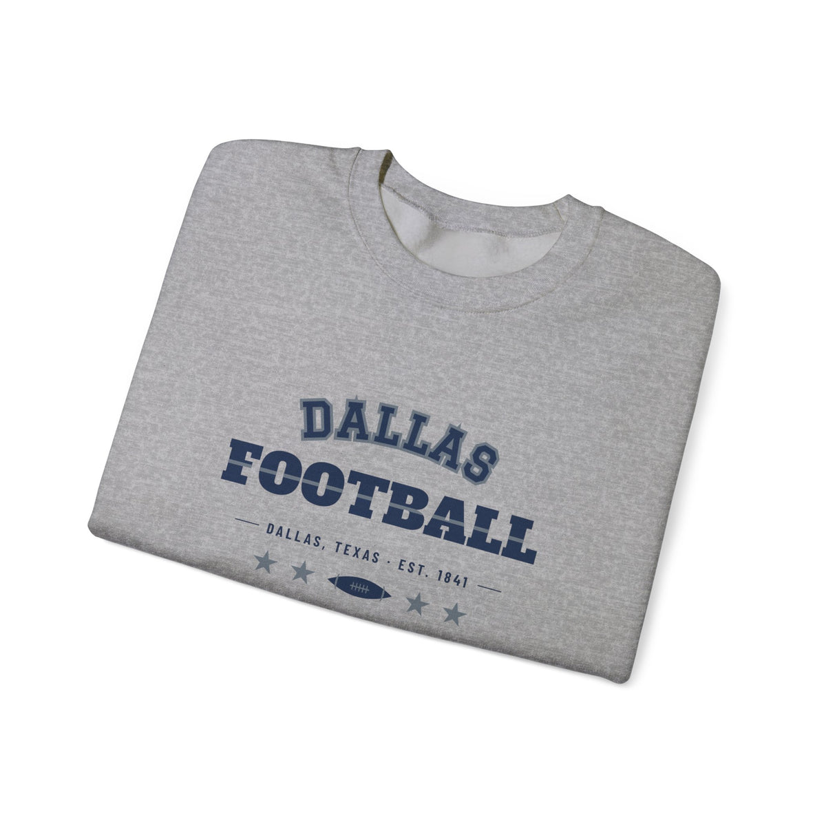 Retro Varsity Sweatshirt — Dallas Football Edition