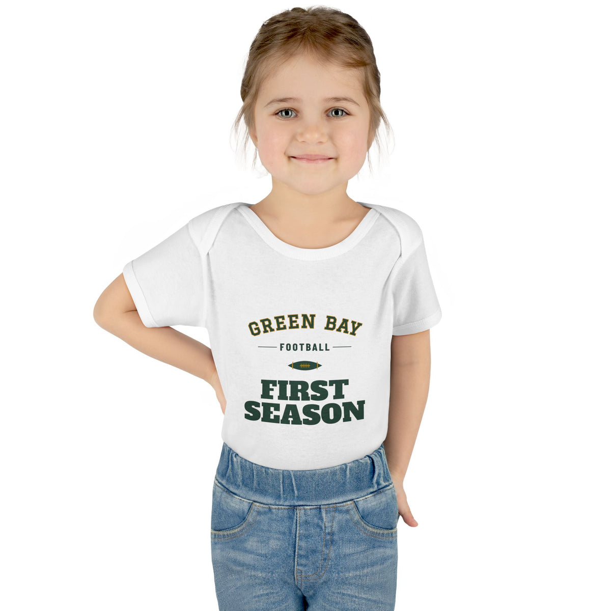 First Season Baby Bodysuit — Green Bay Football Edition
