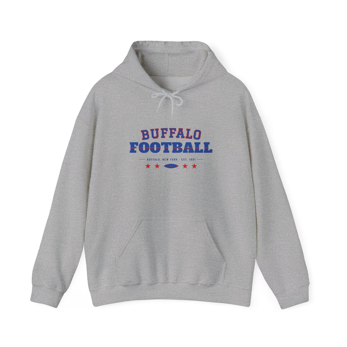 Retro Varsity Hoodie — Buffalo Football Edition