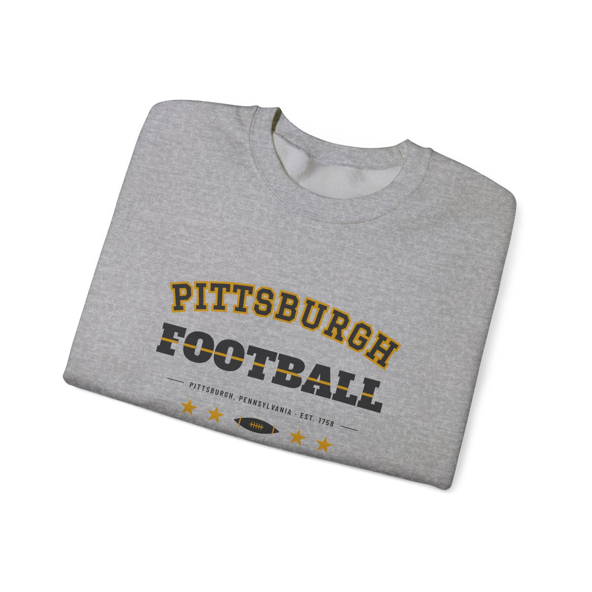 Retro Varsity Sweatshirt — Pittsburgh Football Edition