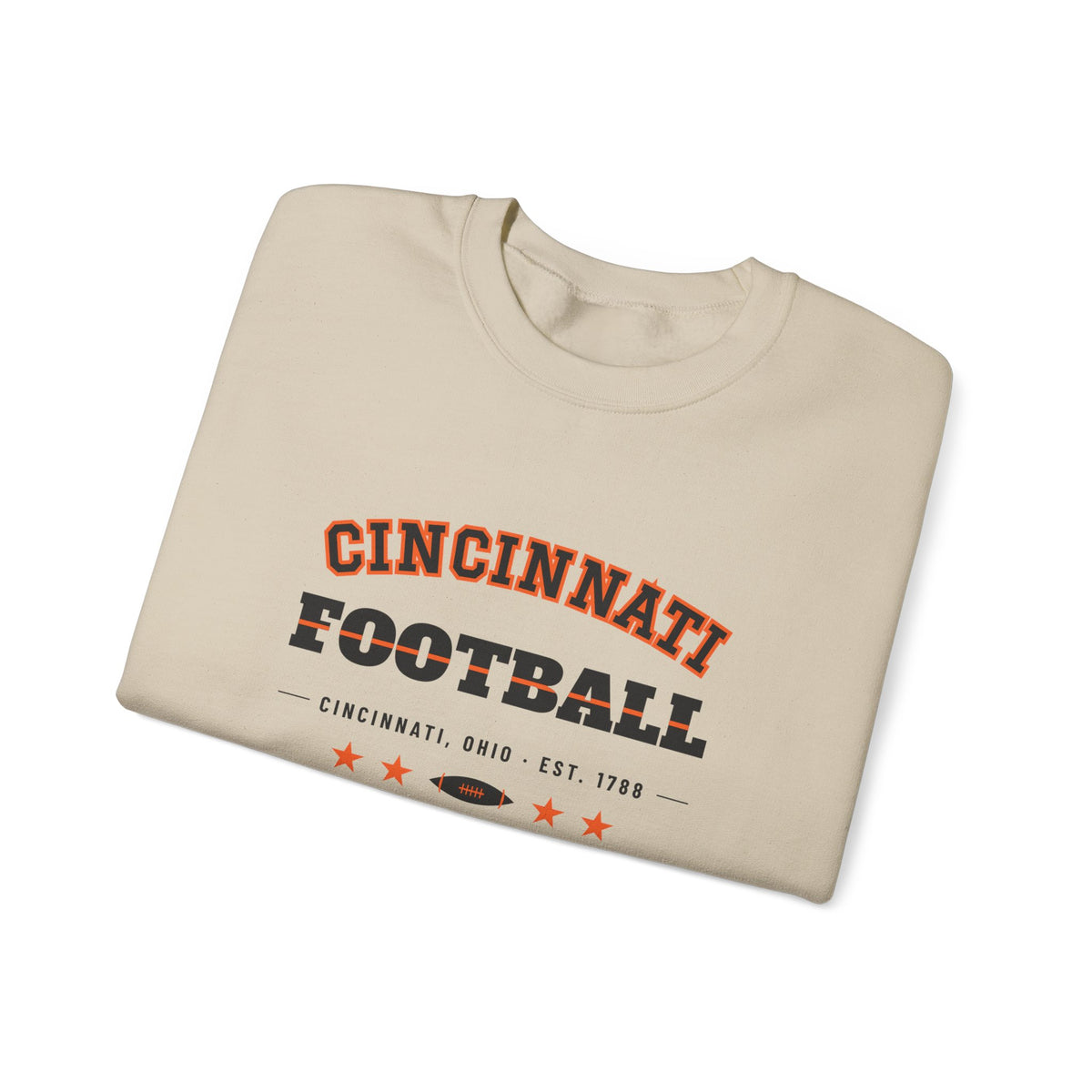 Retro Varsity Sweatshirt — Cincinnati Football Edition
