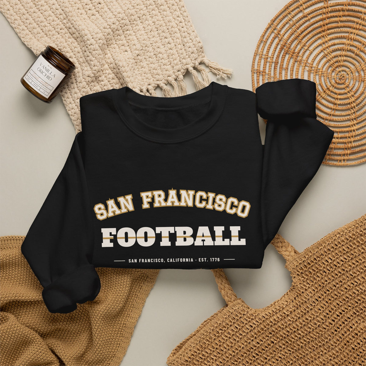 Retro Varsity Sweatshirt — San Francisco Football Edition