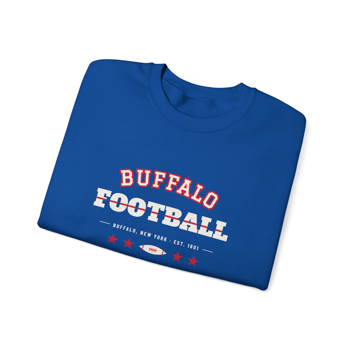 Retro Varsity Sweatshirt — Buffalo Football Edition