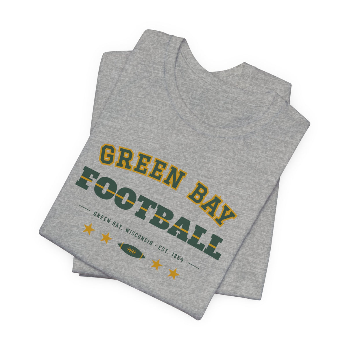 Retro Varsity Tee — Green Bay Football Edition