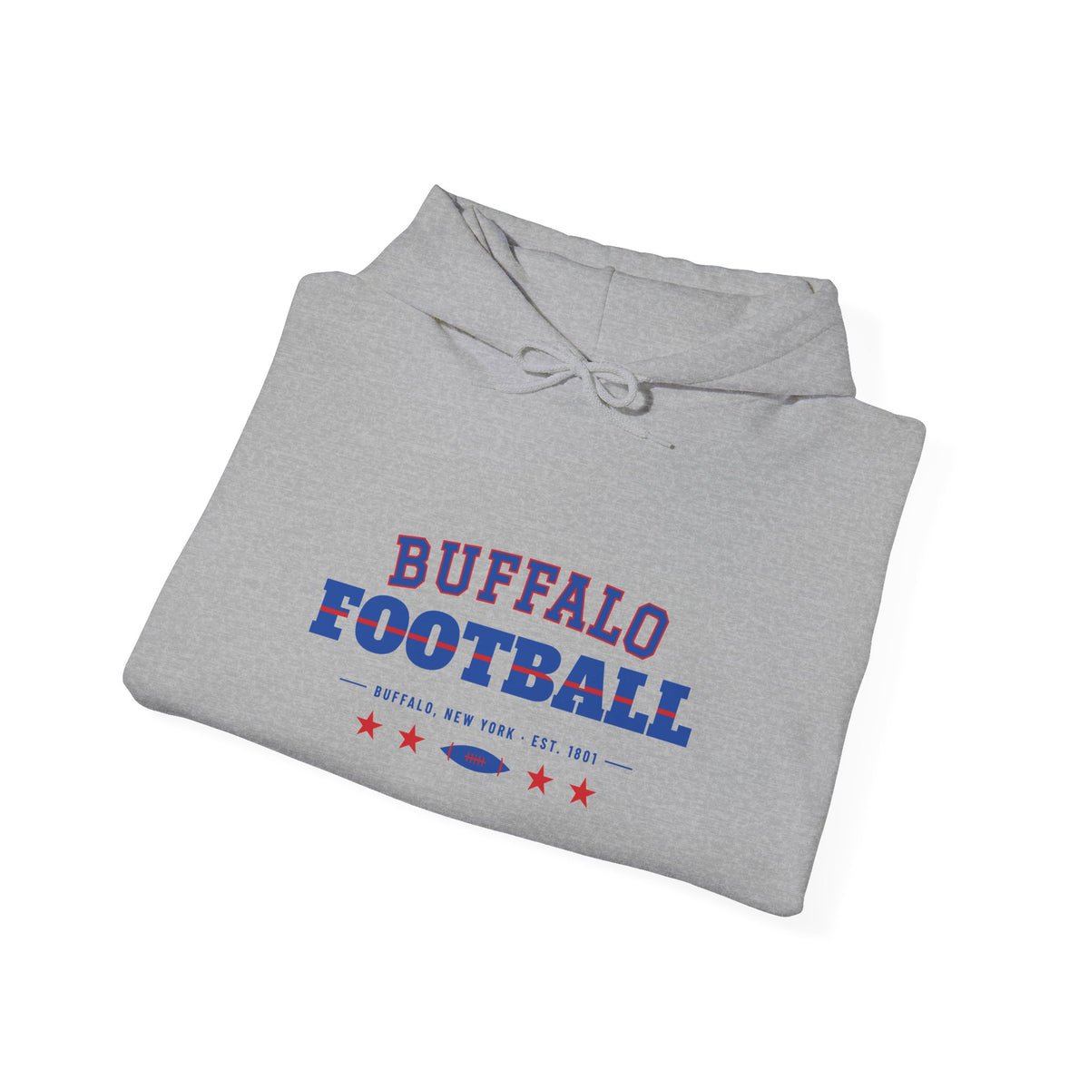 Retro Varsity Hoodie — Buffalo Football Edition