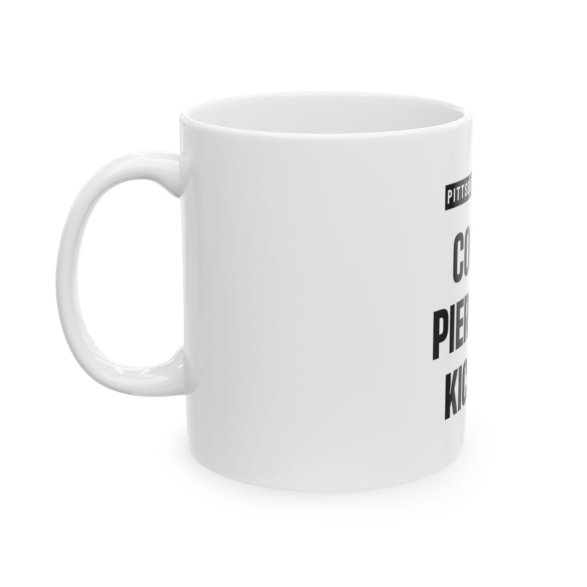 Coffee Pierogies Kickoff Mug — Pittsburgh Football Edition