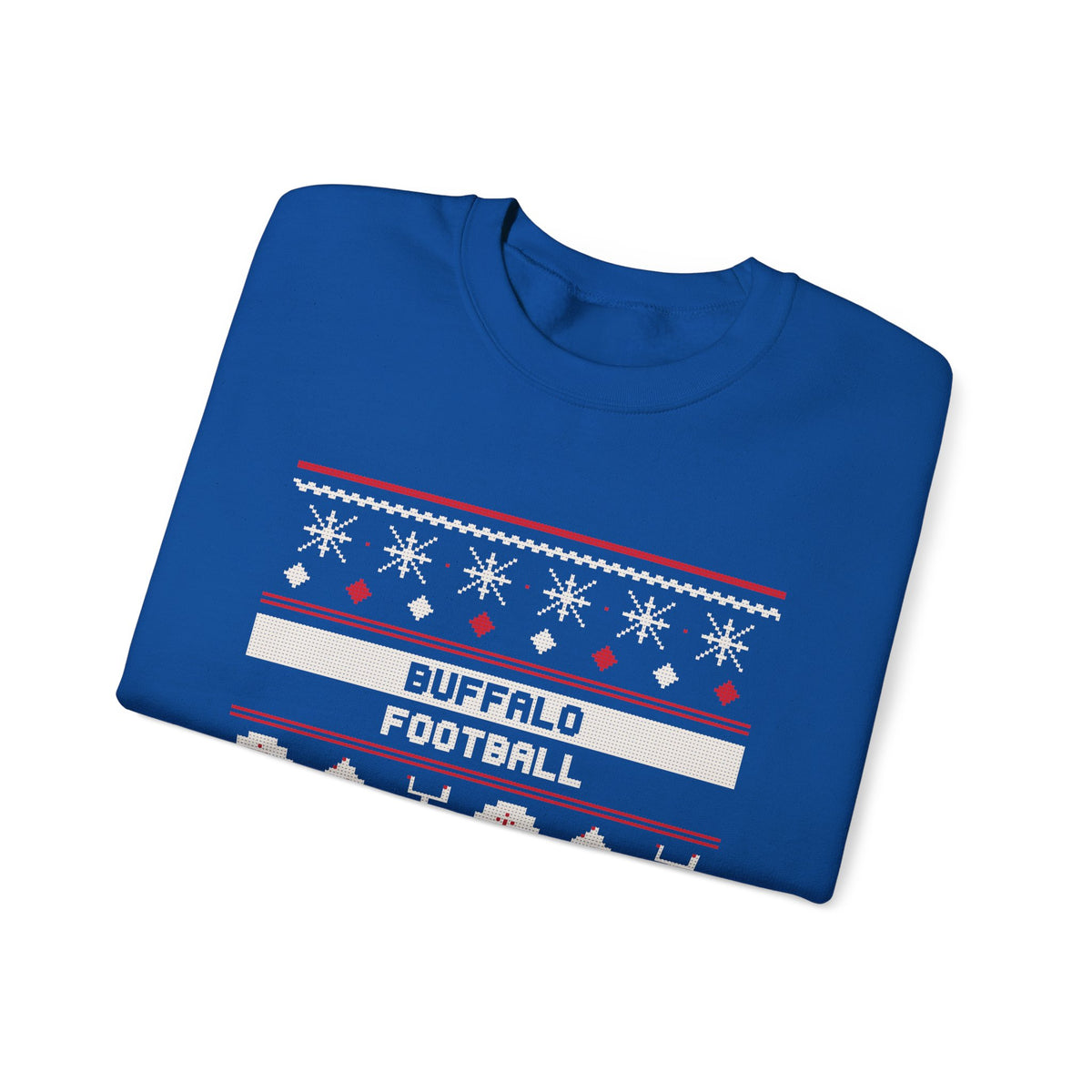 Ugly Sweater Sweatshirt — Buffalo Football Edition