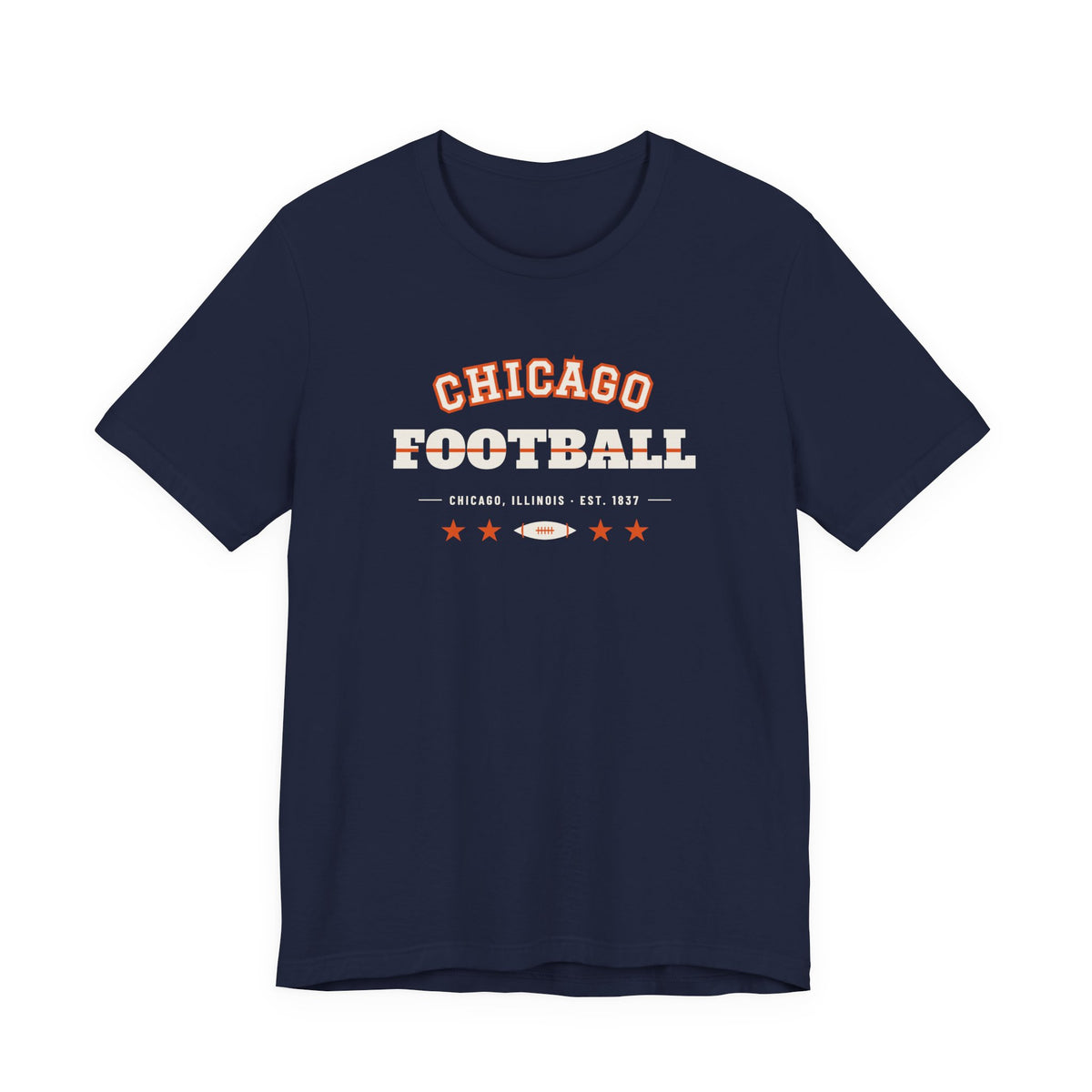 Retro Varsity Tee — Chicago Football Edition