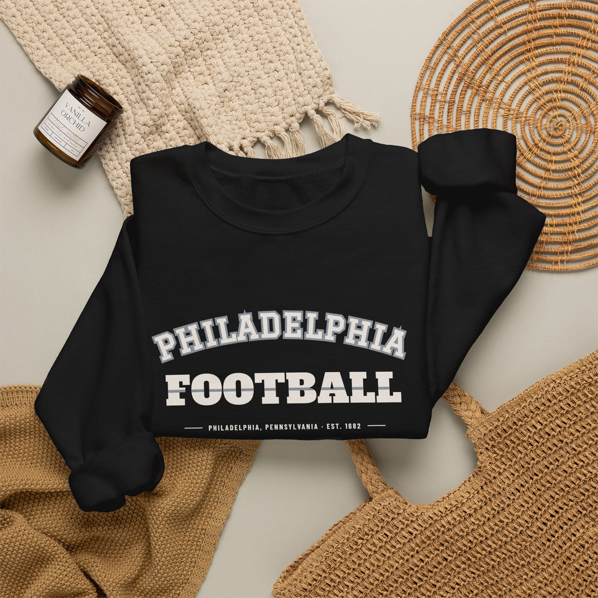 Retro Varsity Sweatshirt — Philadelphia Football Edition