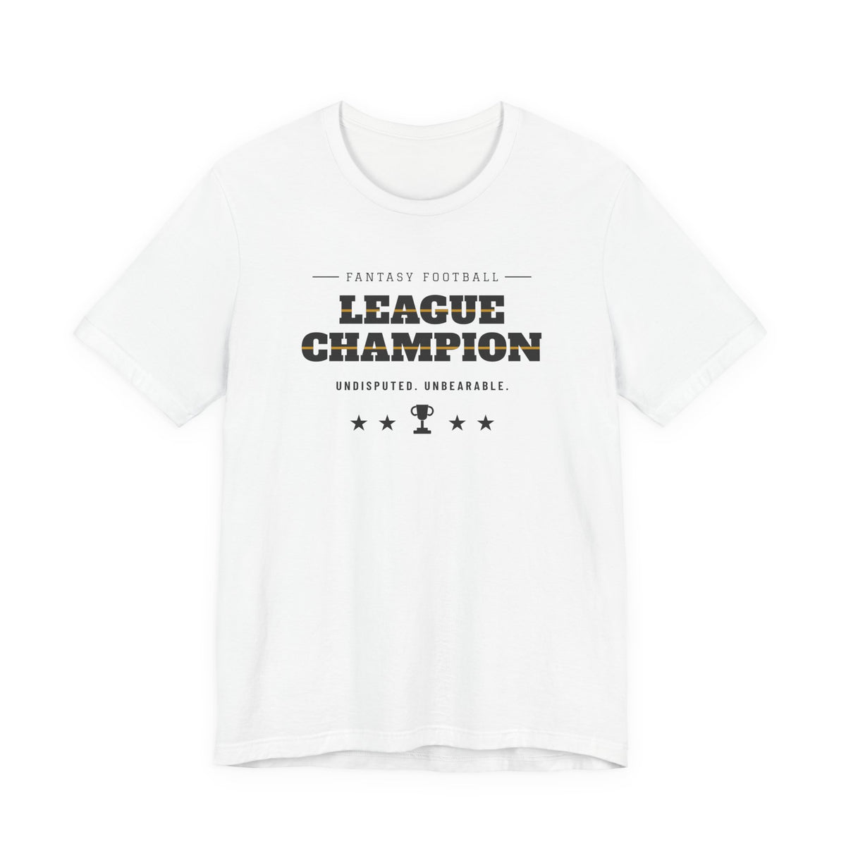 League Champion Tee — Fantasy Football Edition