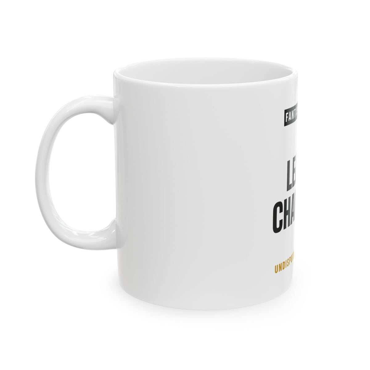 League Champion Mug — Fantasy Football Edition