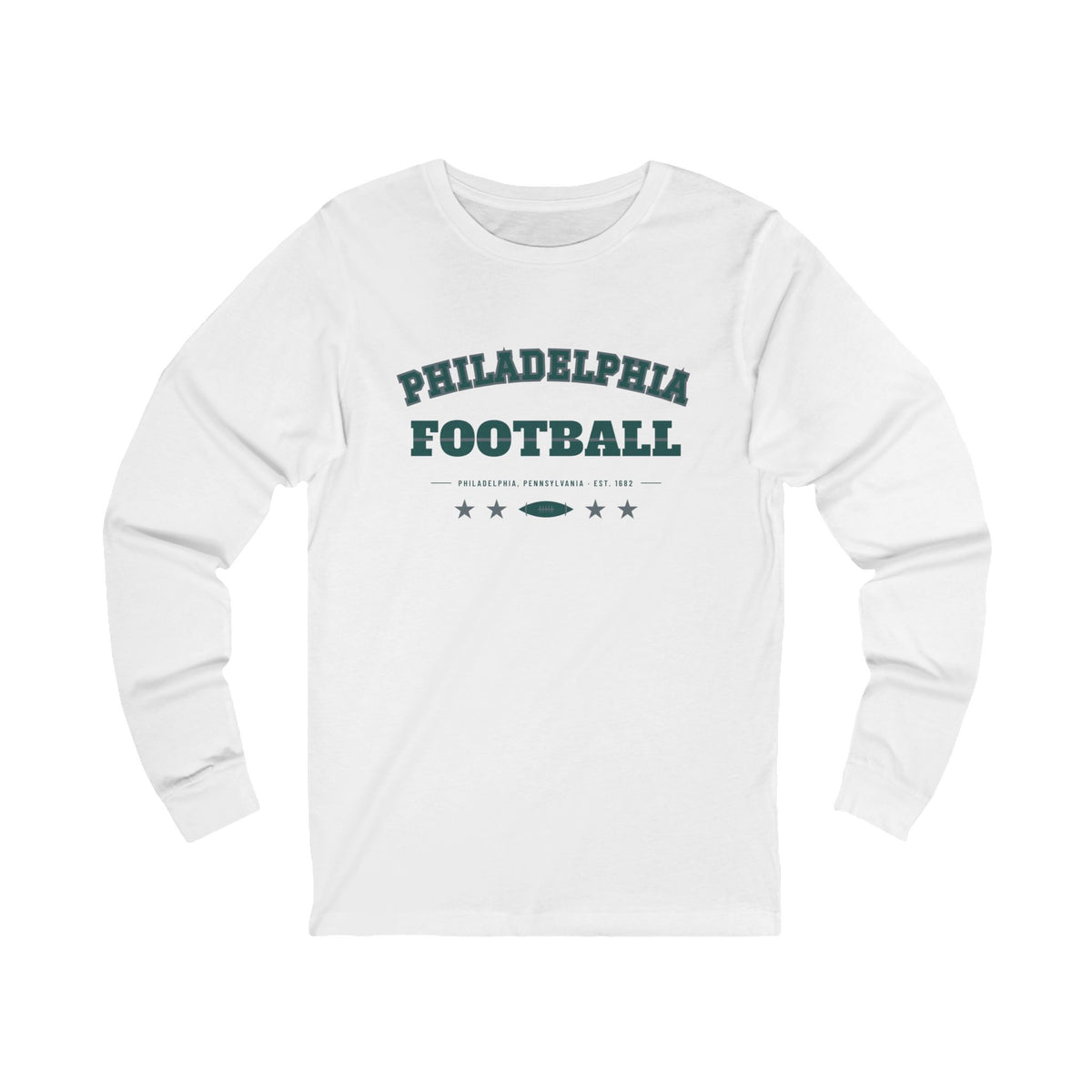 Retro Varsity Long Sleeve Tee — Philadelphia Football Edition