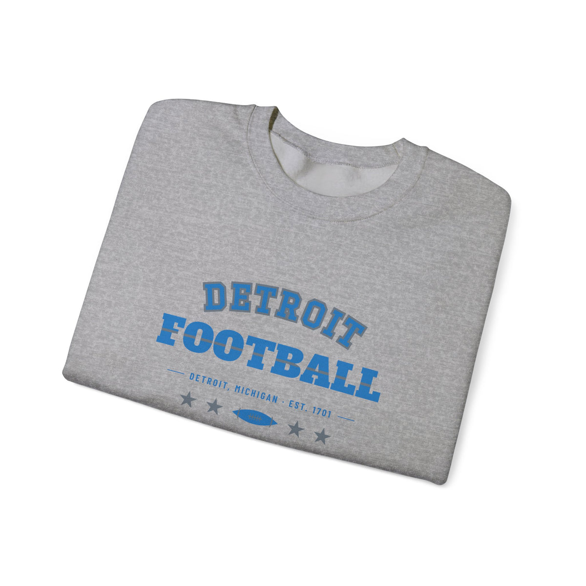 Retro Varsity Sweatshirt — Detroit Football Edition