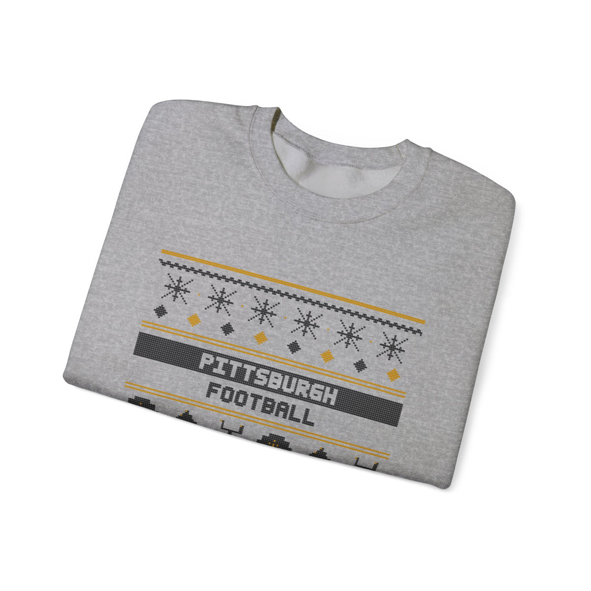 Ugly Sweater Sweatshirt — Pittsburgh Football Edition