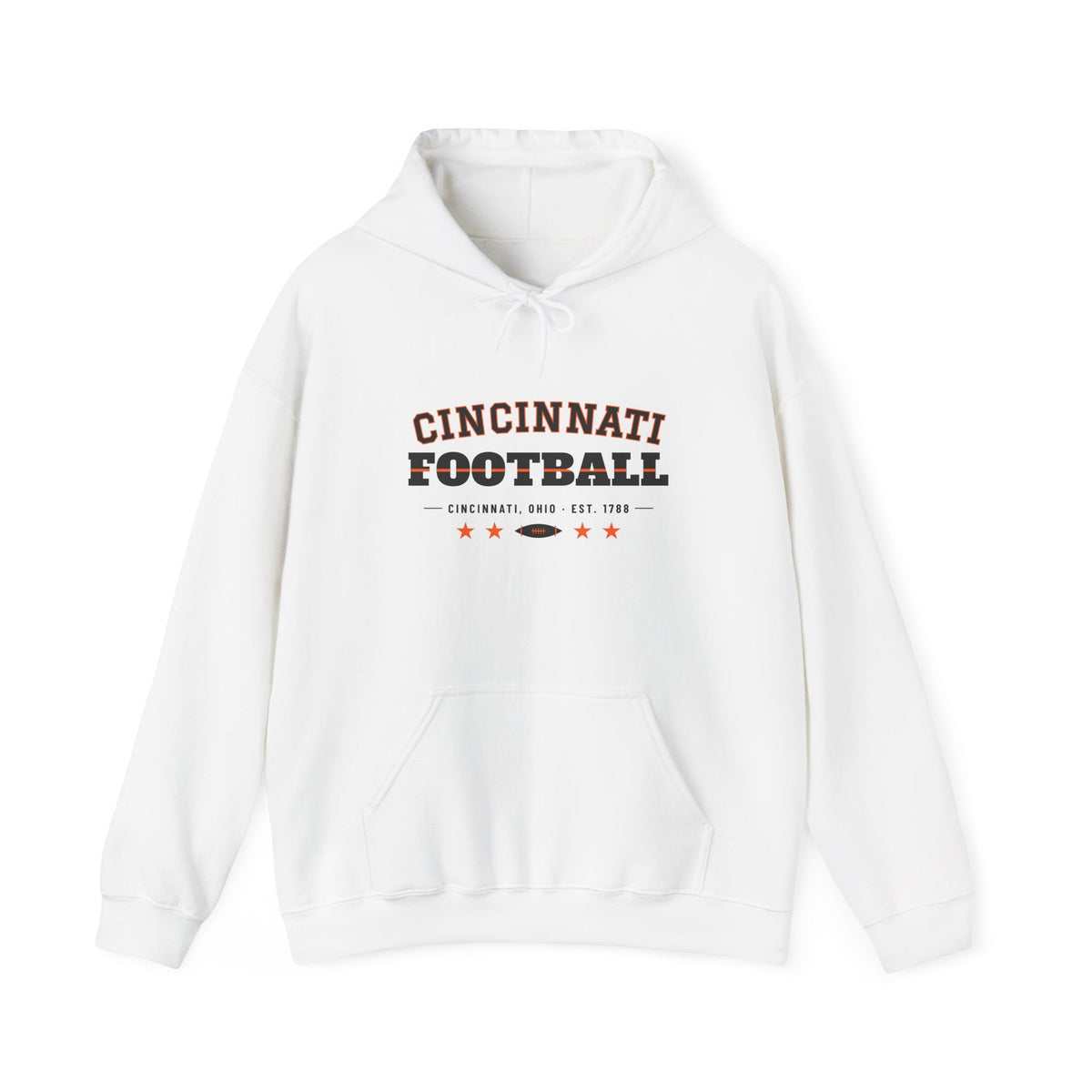 Retro Varsity Hoodie — Cincinnati Football Edition