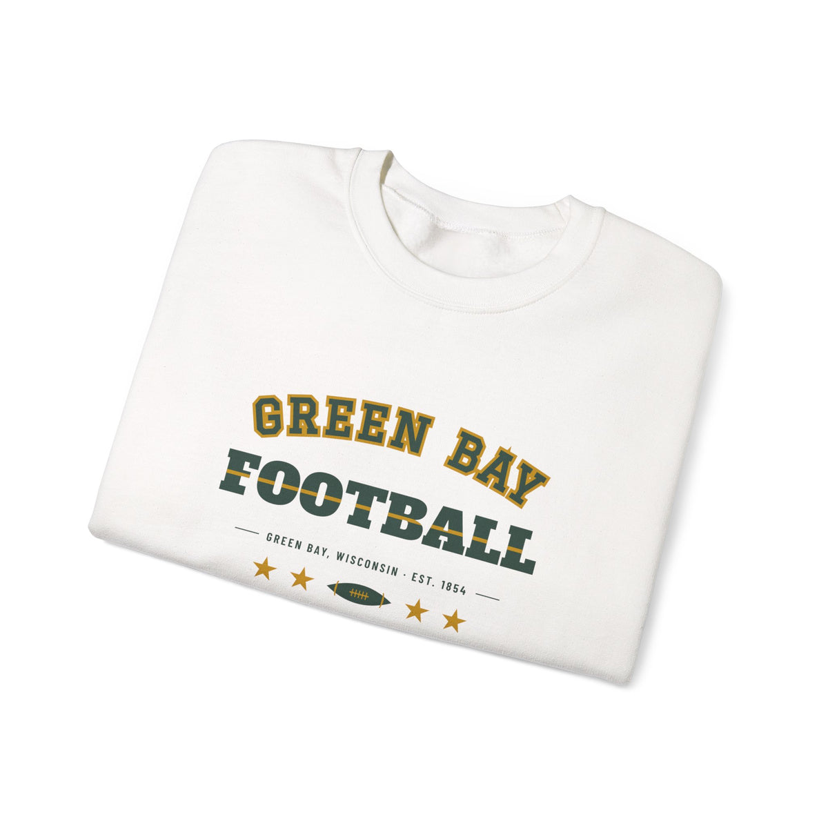 Retro Varsity Sweatshirt — Green Bay Football Edition