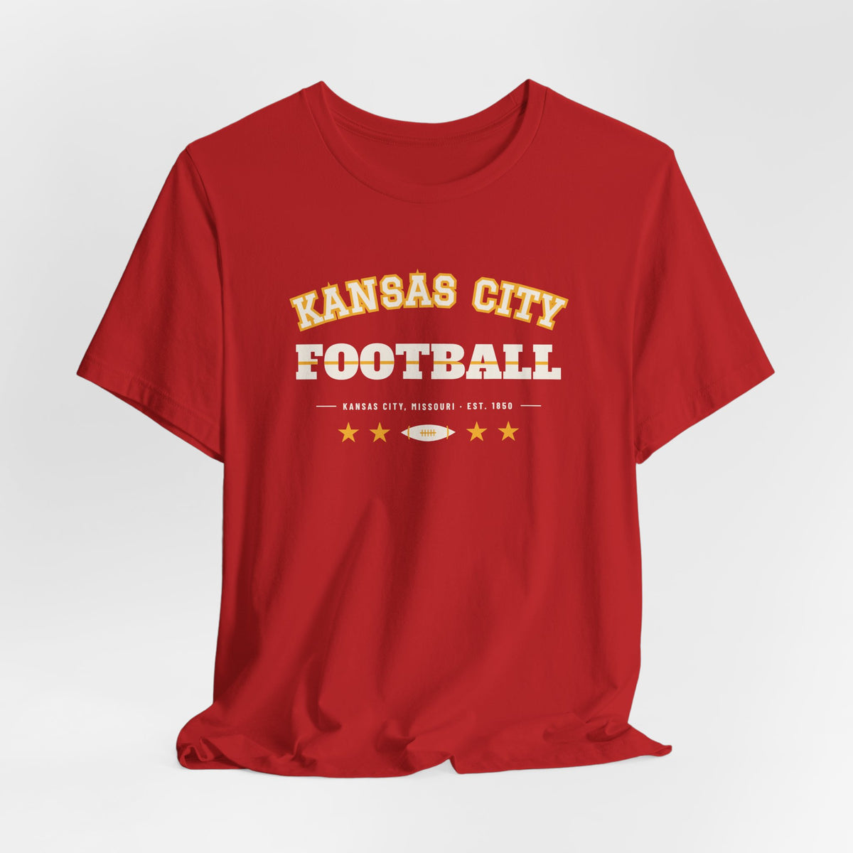 Retro Varsity Tee — Kansas City Football Edition