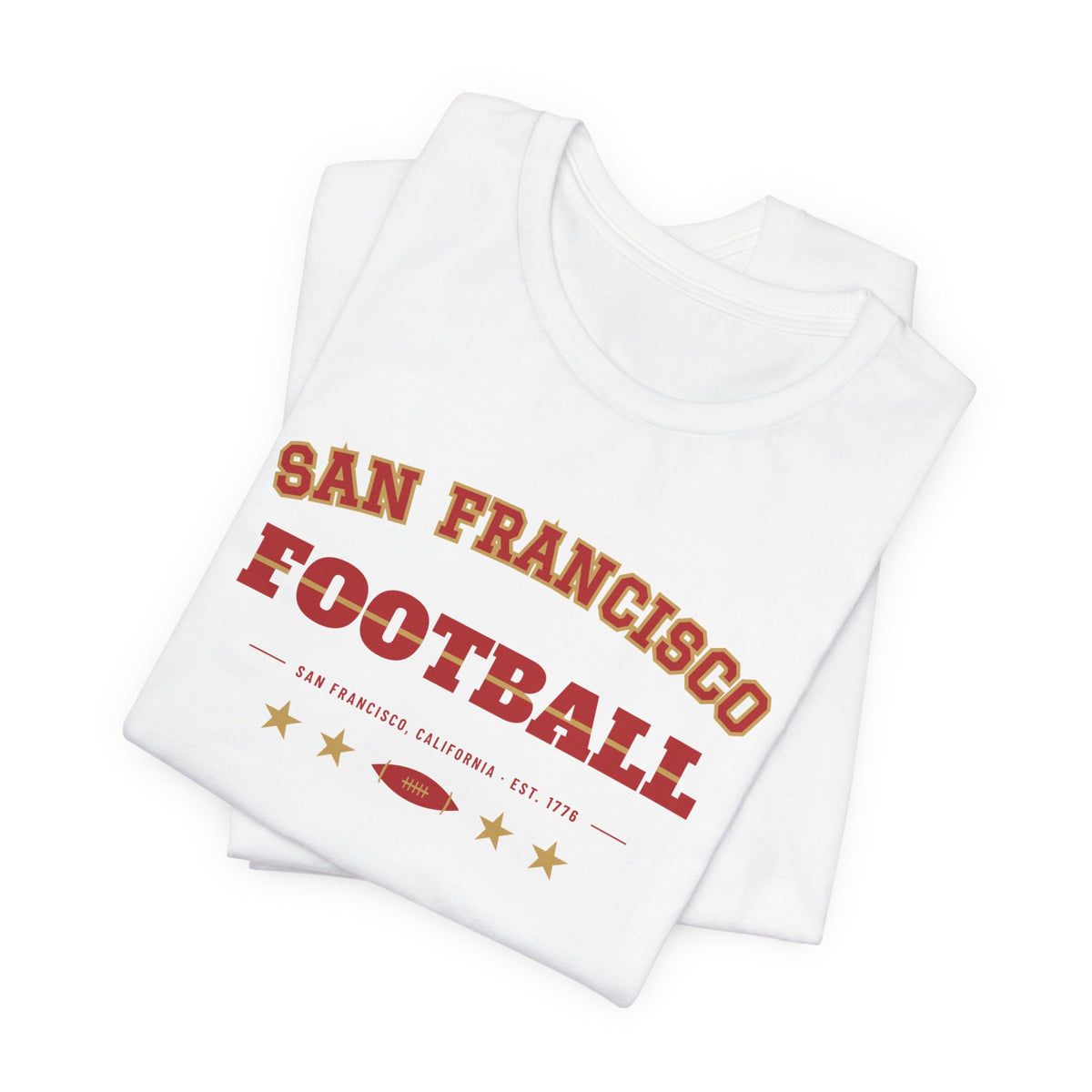 Retro Varsity Tee — San Francisco Football Edition