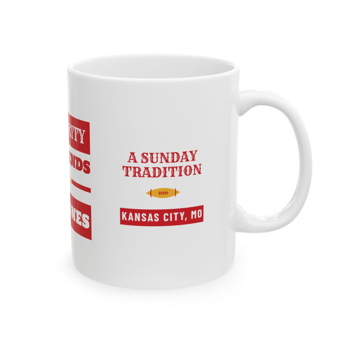 Burnt Ends and End Zones Mug — Kansas City Football Edition