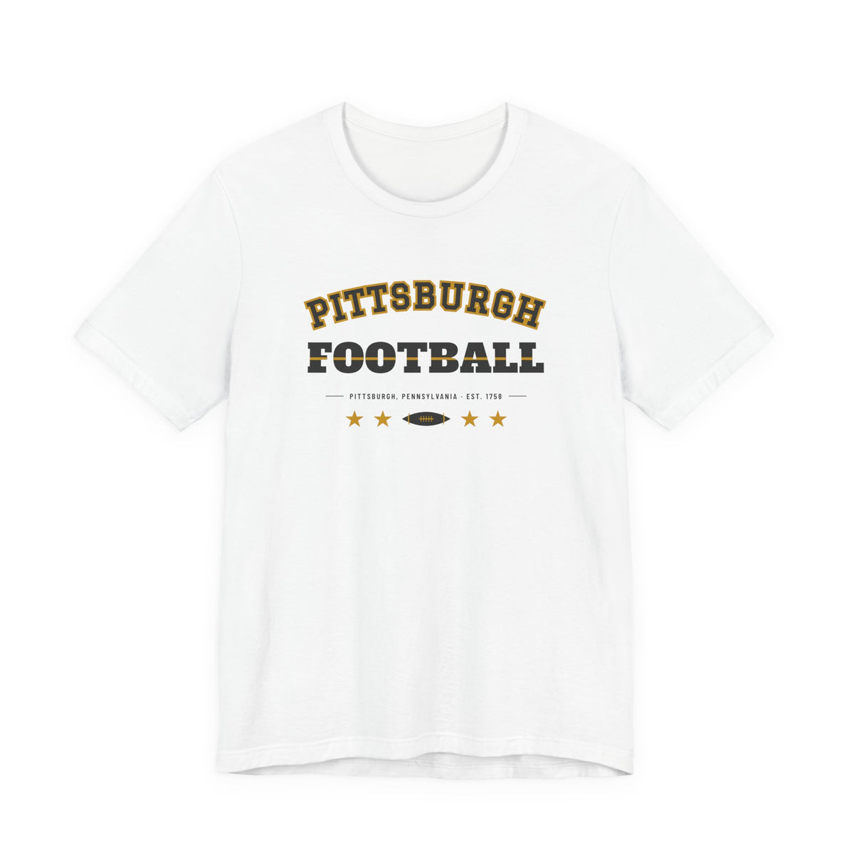 Retro Varsity Tee — Pittsburgh Football Edition