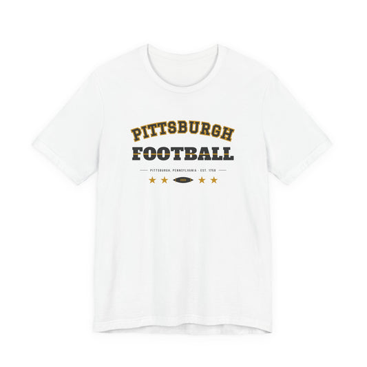 Retro Varsity Tee — Pittsburgh Football Edition
