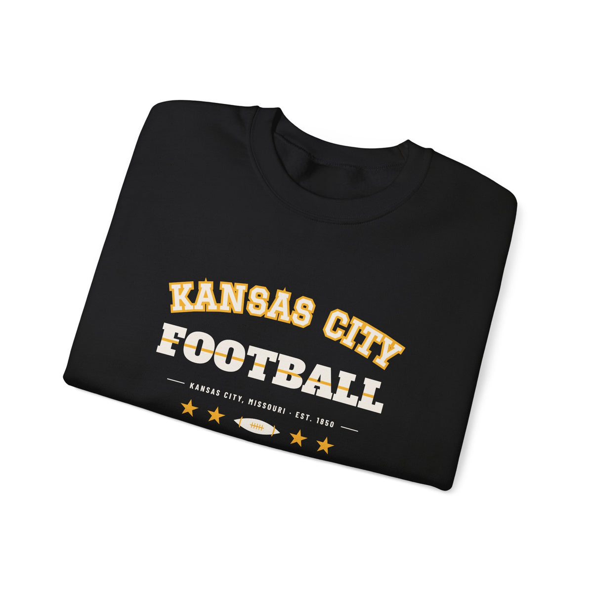 Retro Varsity Sweatshirt — Kansas City Football Edition