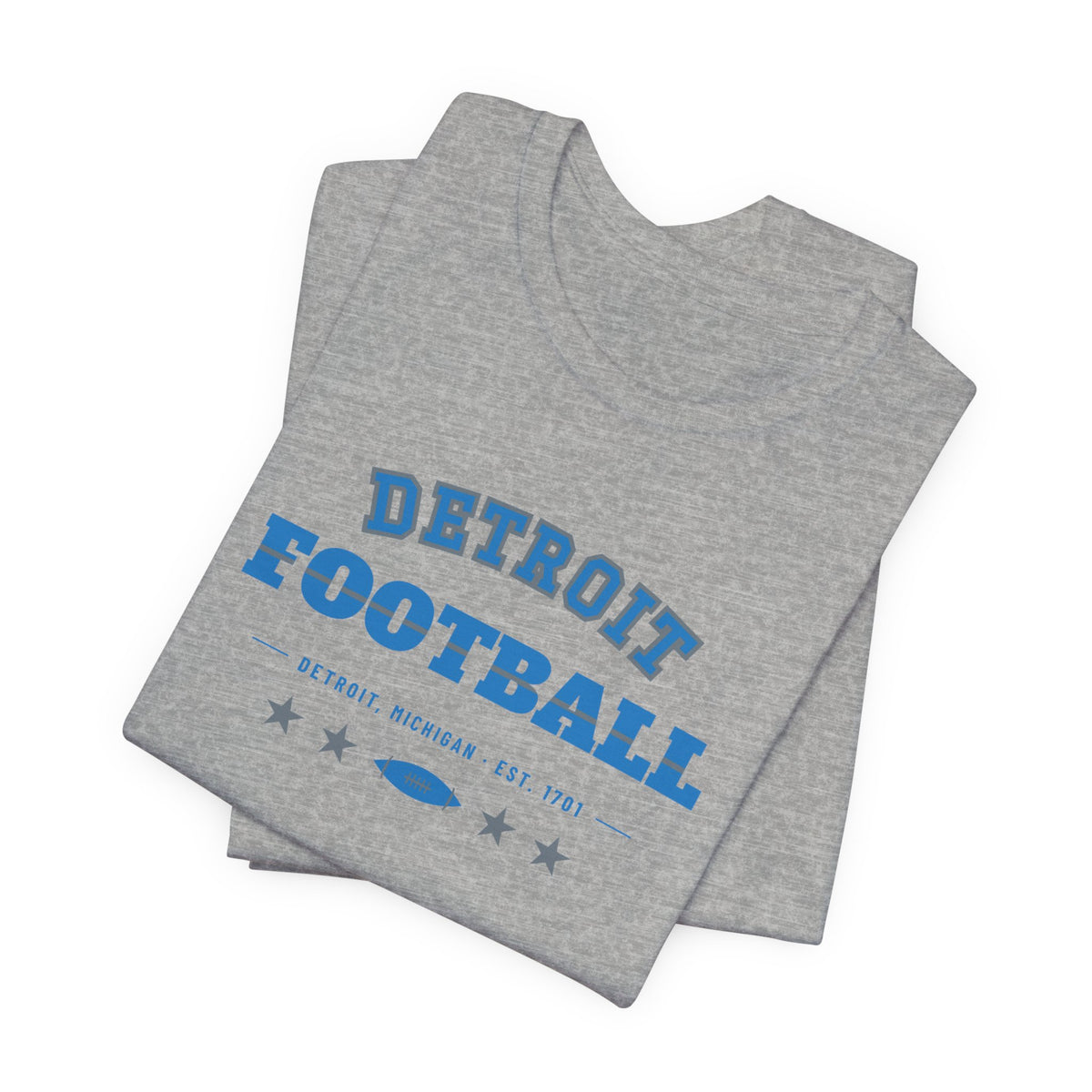 Retro Varsity Tee — Detroit Football Edition
