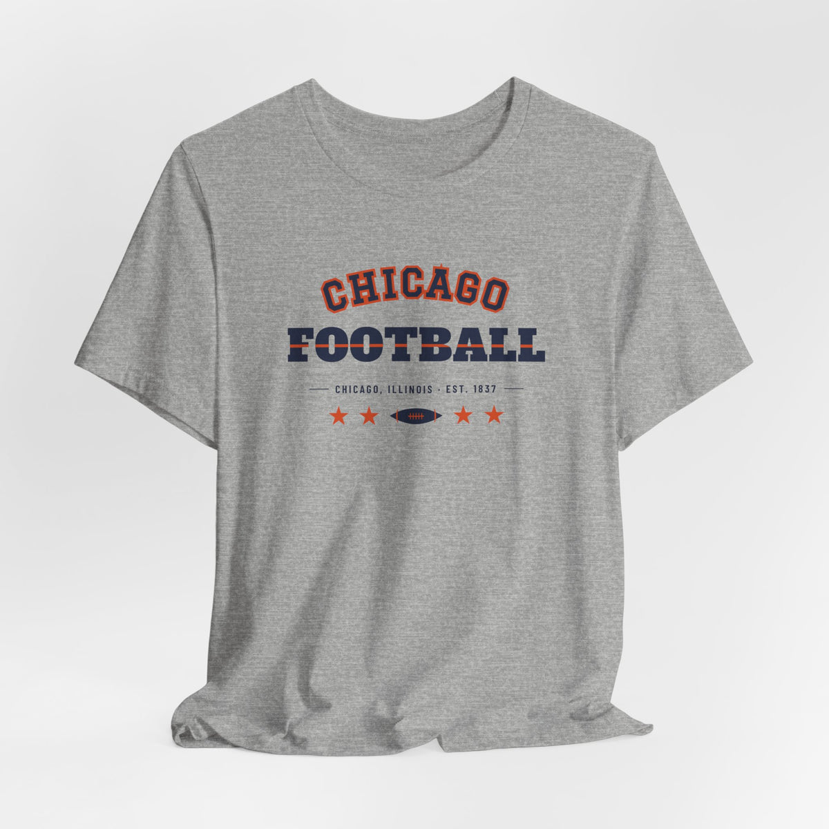 Retro Varsity Tee — Chicago Football Edition