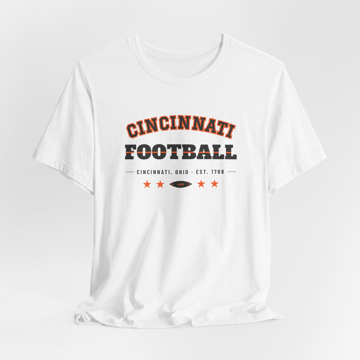 Retro Varsity Tee — Cincinnati Football Edition
