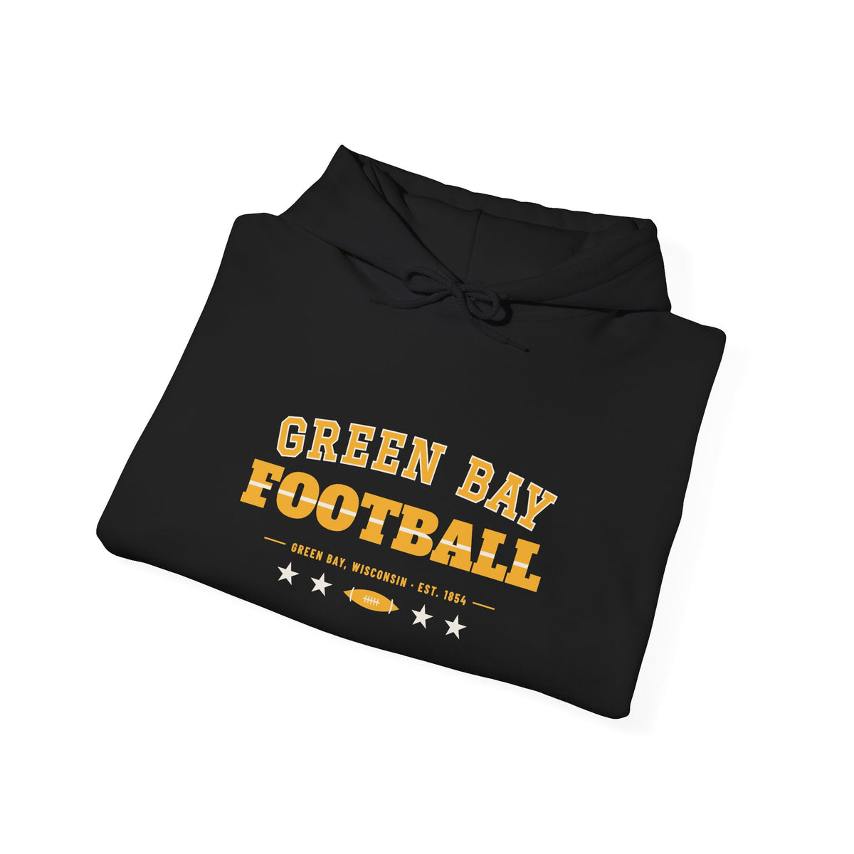 Retro Varsity Hoodie — Green Bay Football Edition