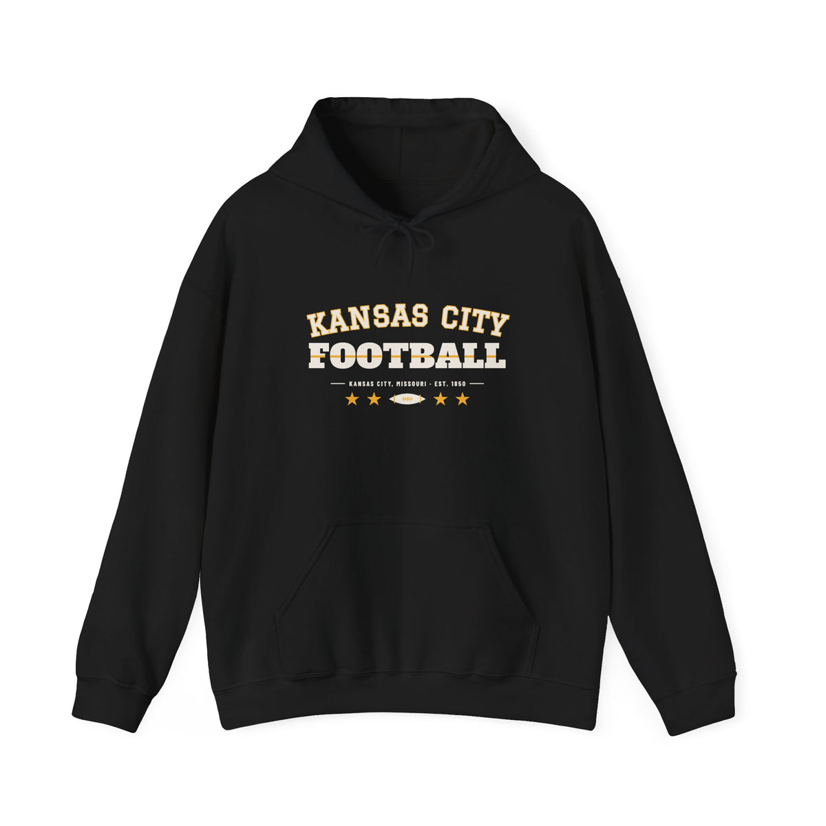 Retro Varsity Hoodie — Kansas City Football Edition