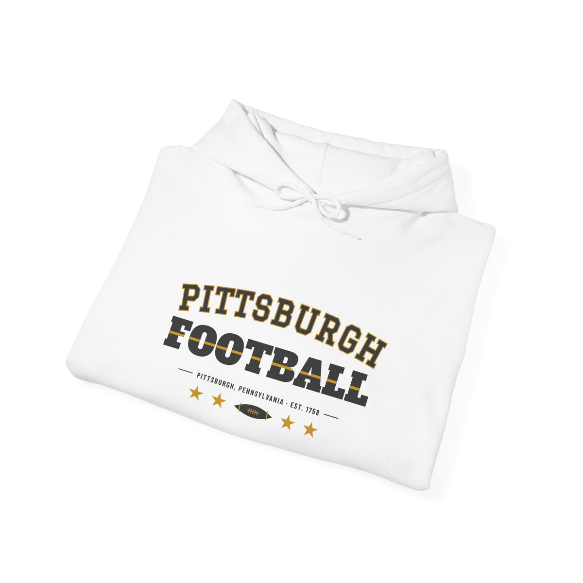 Retro Varsity Hoodie — Pittsburgh Football Edition